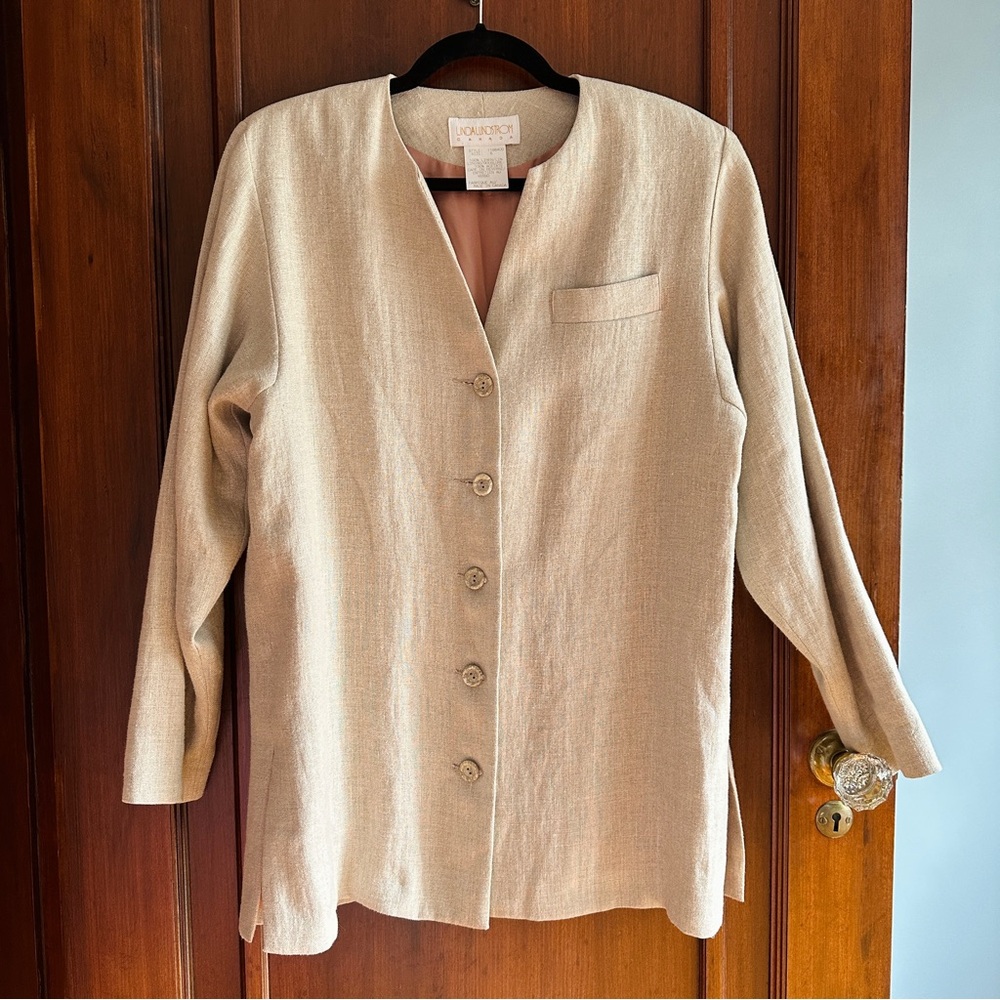 Vintage Linen Jacket, Linda Lundstrom